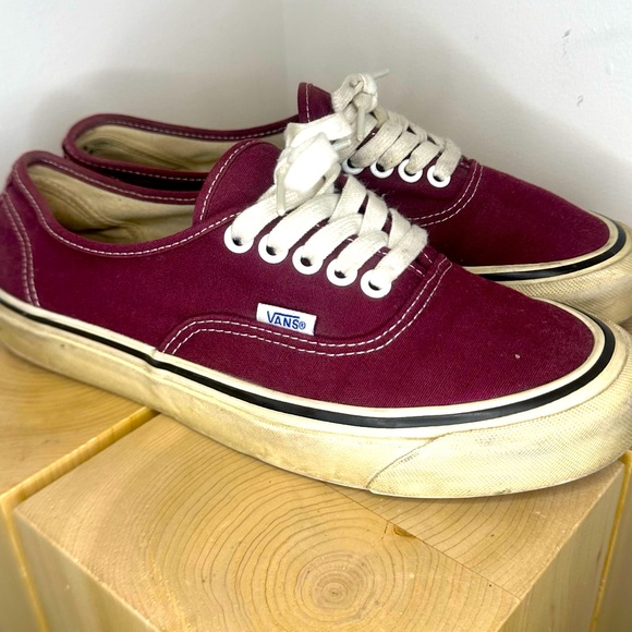 Vans Anaheim Style 44 Collection Authentic - Maroon - Picture 1 of 3